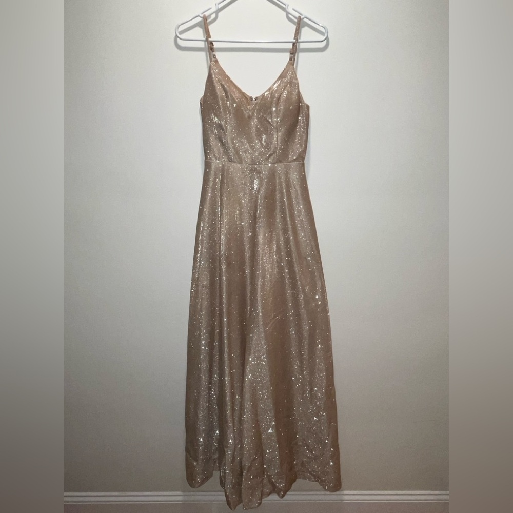 Windsor Adjustable Spaghetti Strap Shimmering Cha… - image 5